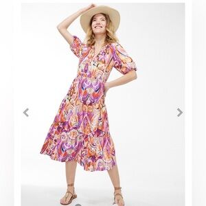 Chico's 40th Anniversary Paisley Tiered Dress "OUT of STOCK" SIZE 00 US 2